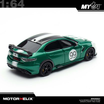 [Motorhelix] Alfa Romeo Giulia GTAm - Green Livery Two-Tone