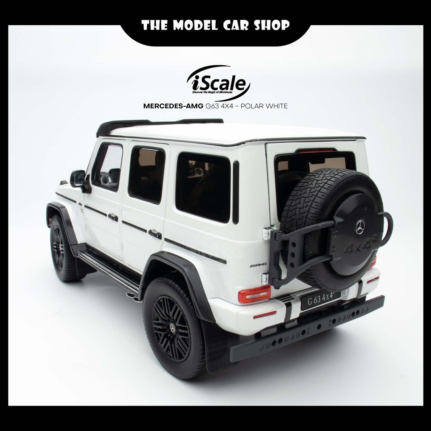 [iScale] Mercedes-AMG G63 4x4 - Polar White