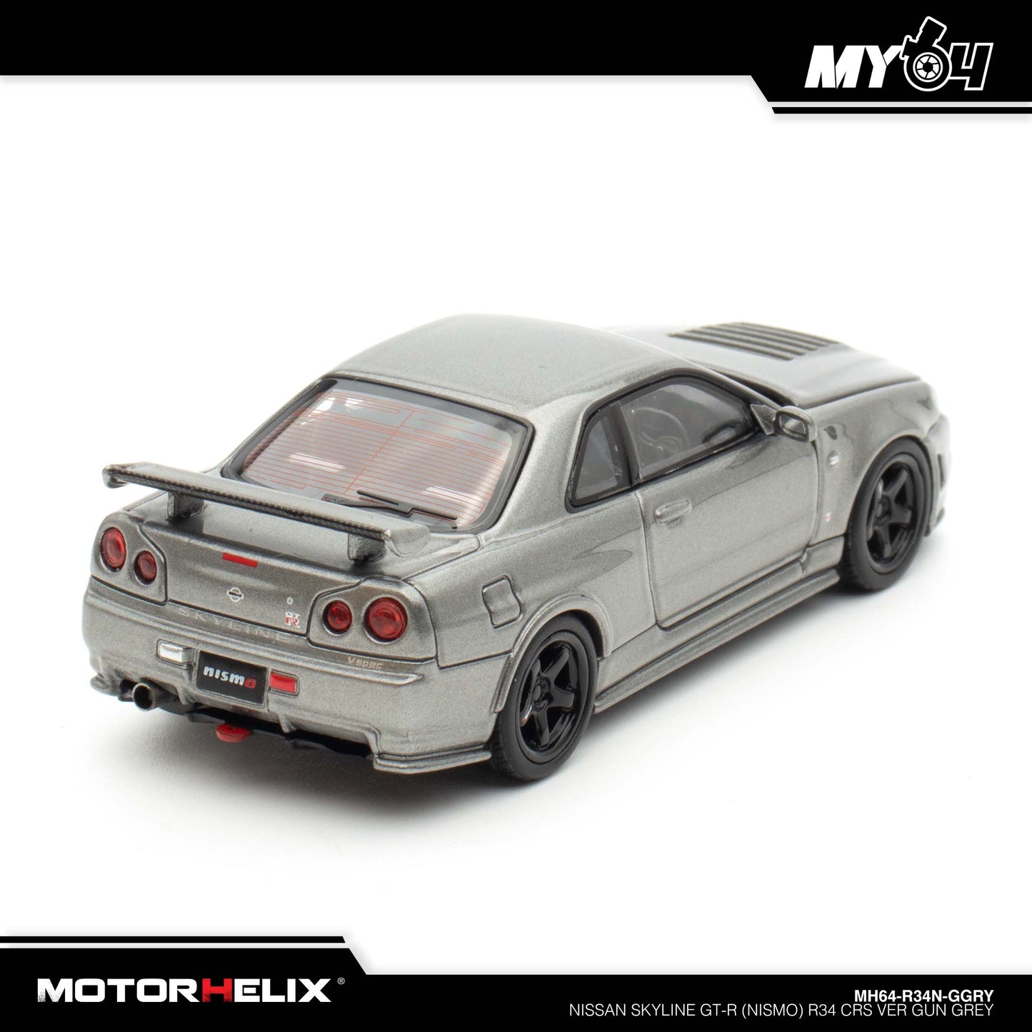 [Motorhelix] Nissan Skyline GT-R (Nismo) R34 CRS VER - Gun Grey