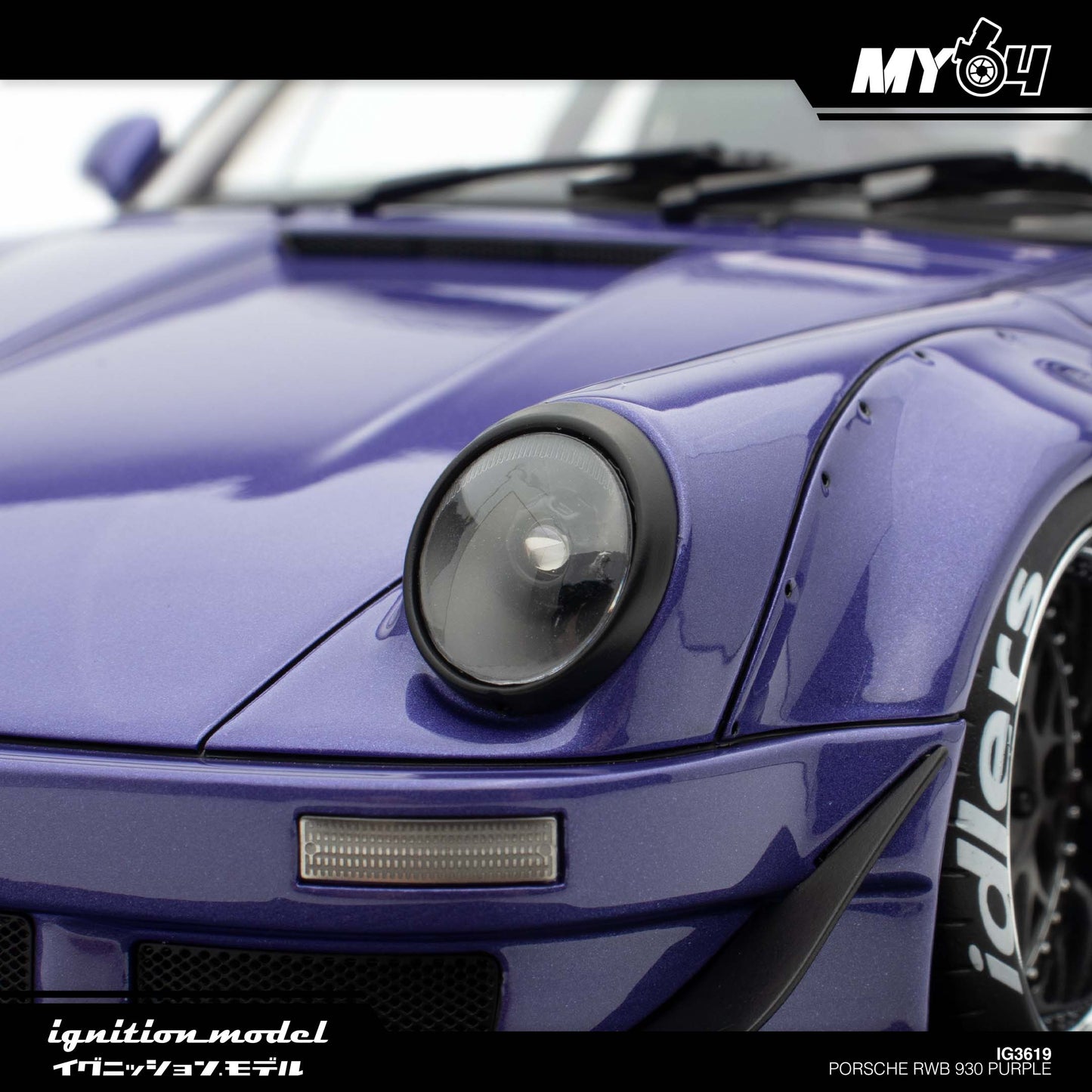 [Ignition Model] Porsche RWB 930 - Purple