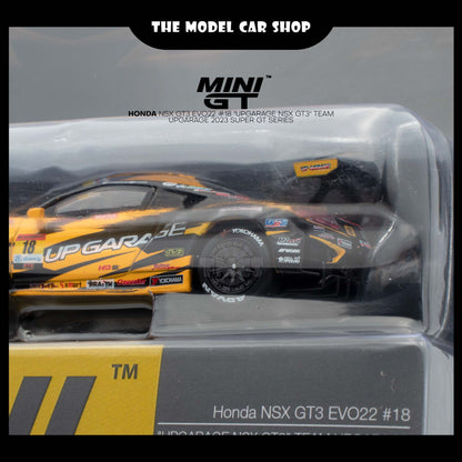 [MINI GT] Honda NSX GT3 EVO22 #18 "UPGARAGE NSX GT3" TEAM UPGARAGE 2023 SUPER GT SERIES