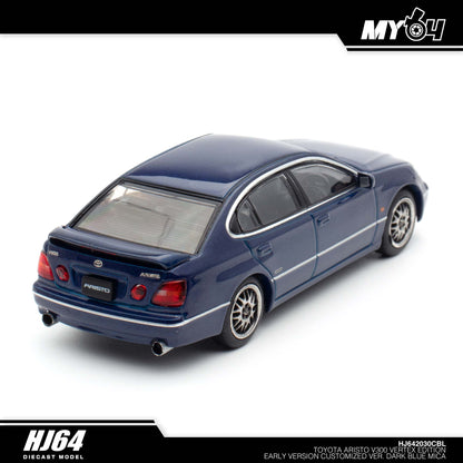 [Hobby Japan] Toyota Aristo V300 Vertex Edition Early Version Customized Version - Dark Blue Mica