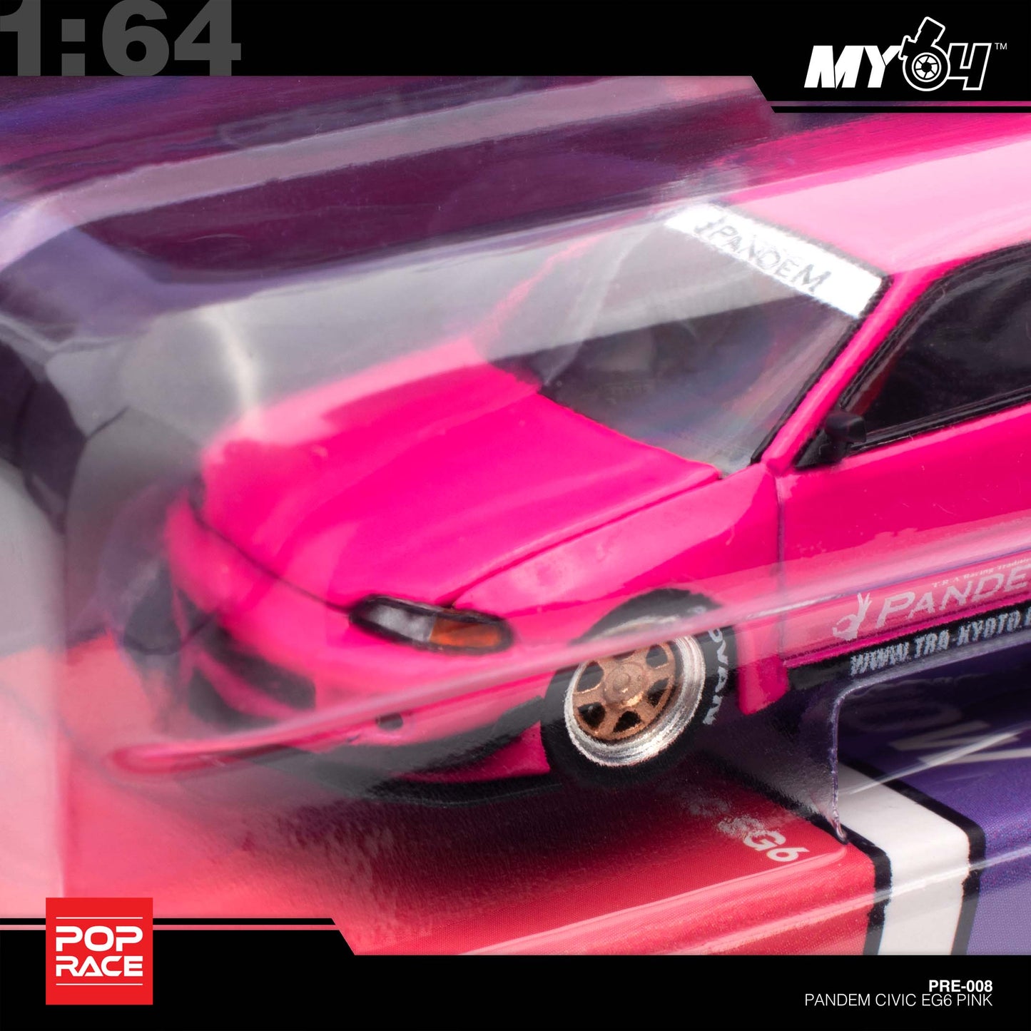 [Pop Race] Pandem Civic EG6 - Pink