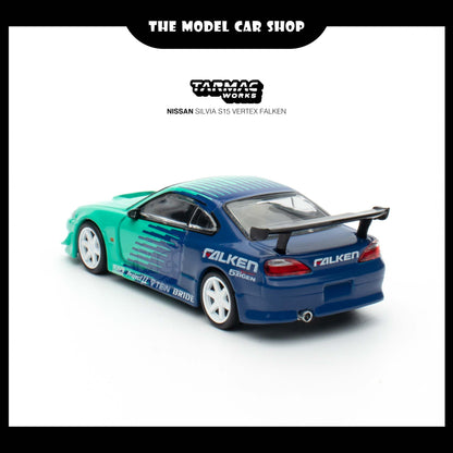 [Tarmac Works] VERTEX Nissan Silvia S15 FALKEN (With Chase Car)