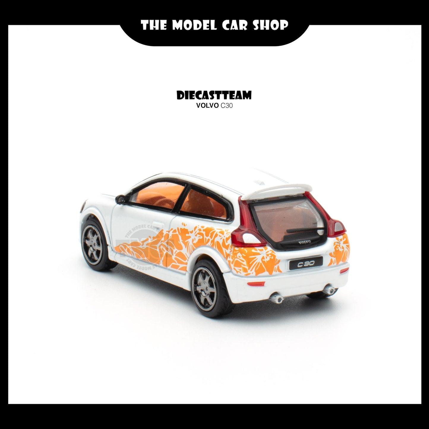 [DCT] Volvo C30 - White with Orange Decal