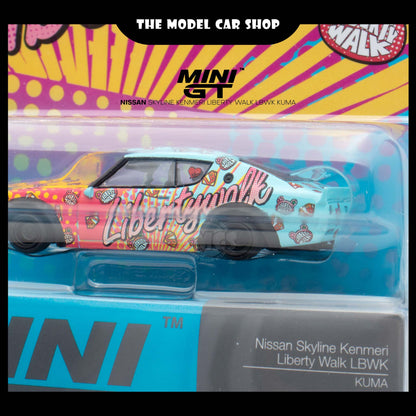 [MINI GT] Nissan Skyline Kenmeri Liberty Walk LBWK KUMA (Mijo Exclusive)