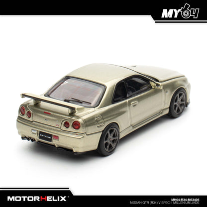 [Motorhelix] Nissan GTR (R34) V-Spec II - Millenium Jade