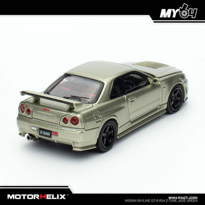 [Motorhelix] Nissan Skyline GT-R R34 Z Tune - Jade Green