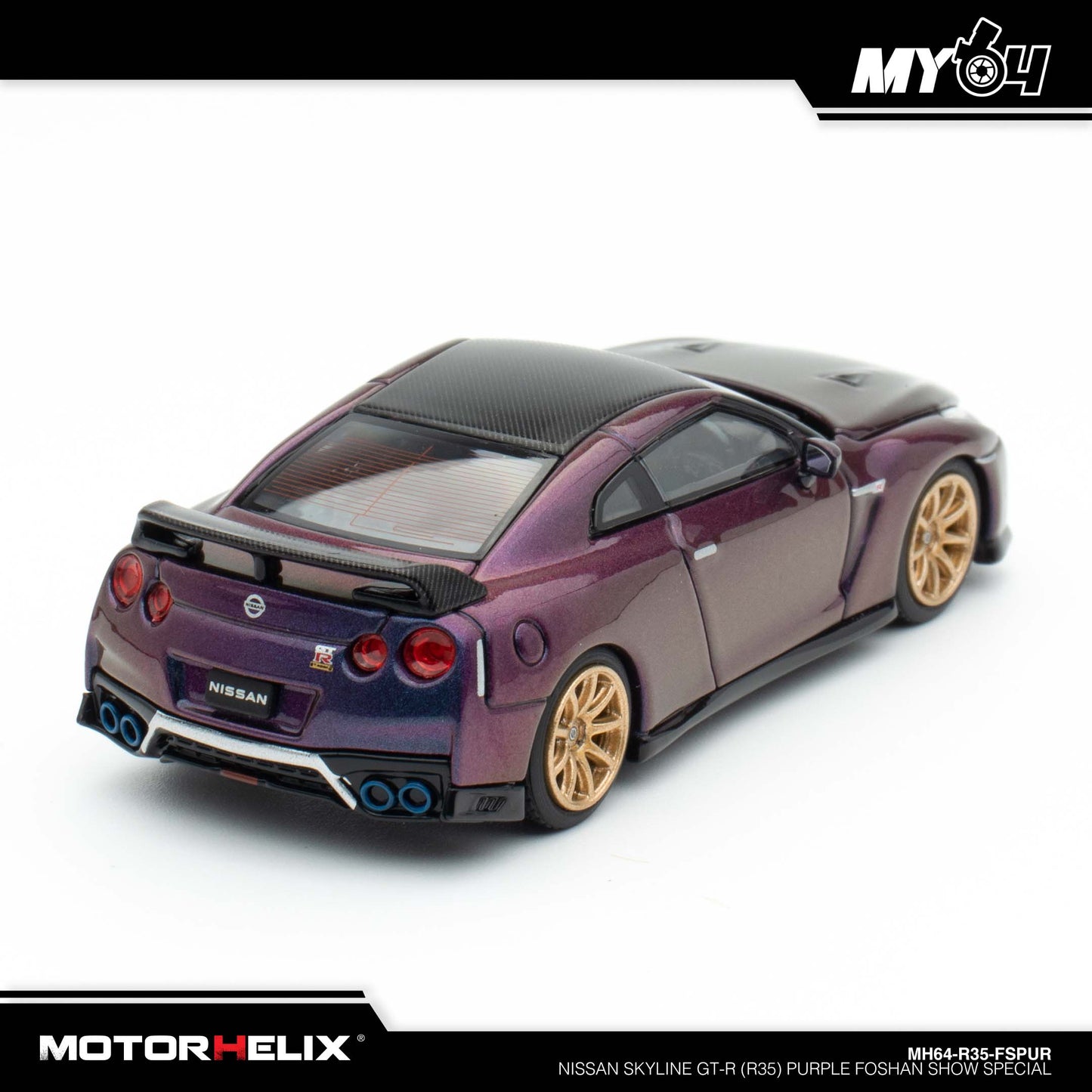 [Motorhelix] Nissan Skyline GT-R (R35) - Purple FOSHAN SHOW SPECIAL