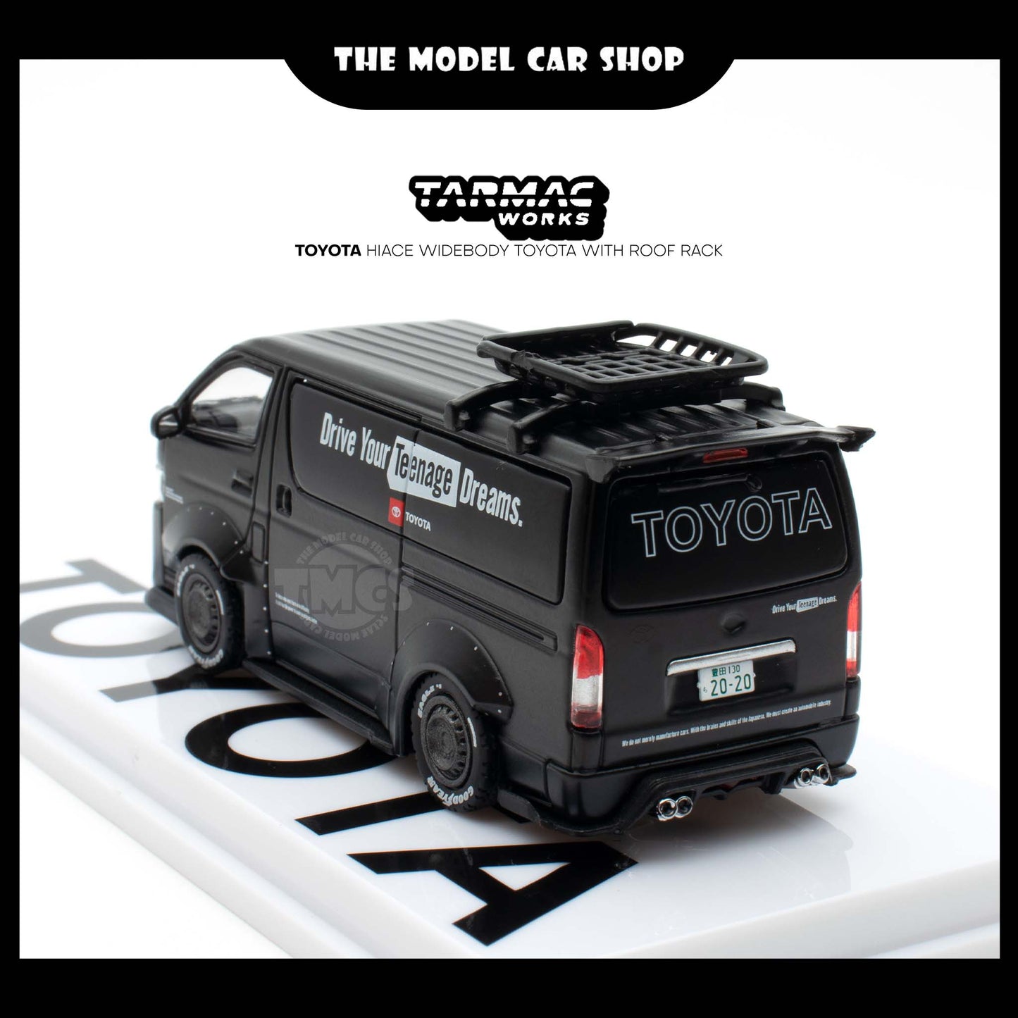 [Tarmac Works] Toyota Hiace Widebody TOYOTA with Roof Rack