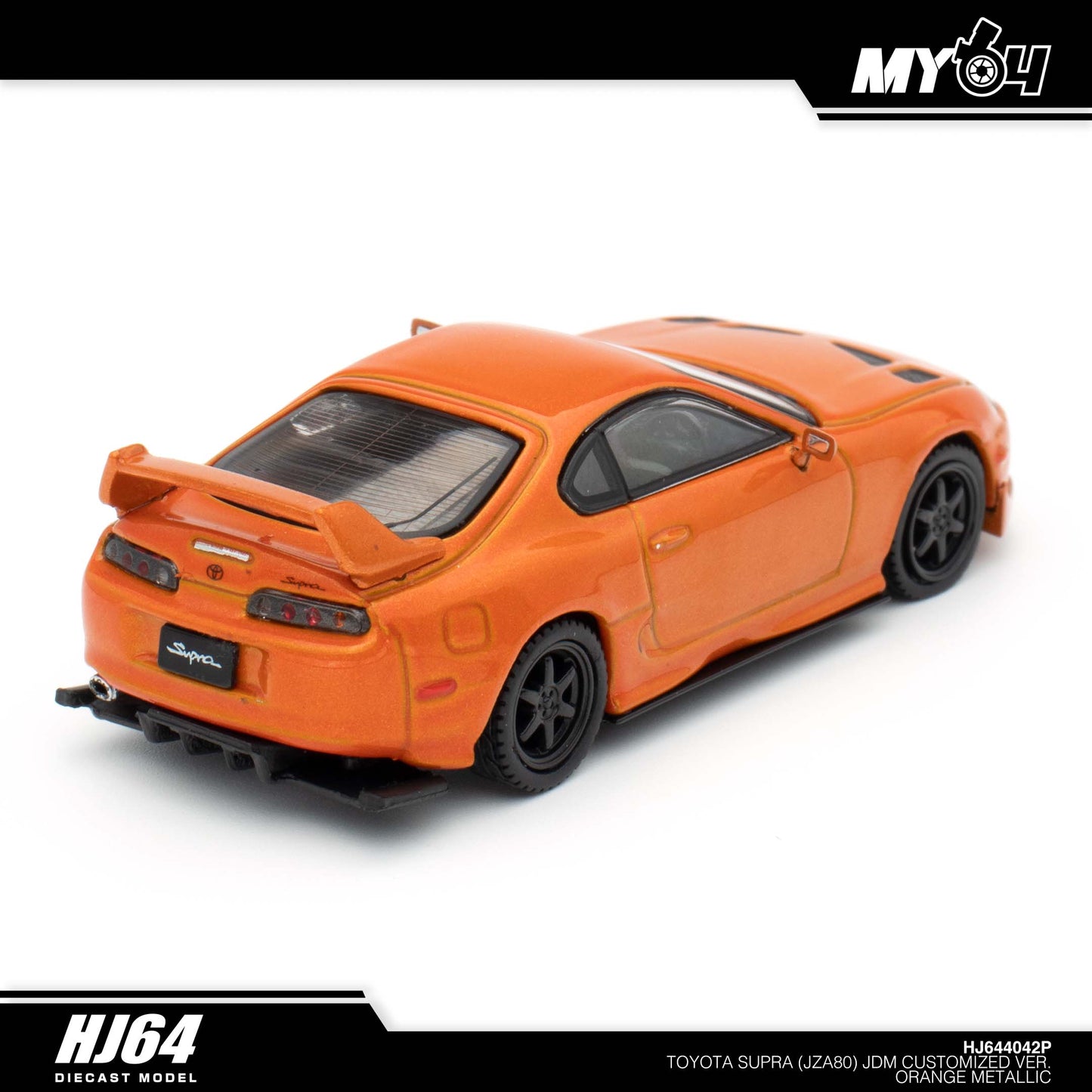 [Hobby Japan] Toyota SUPRA (JZA80) JDM CUSTOMIZED VERSION - Orange Metallic (Customized Colour)