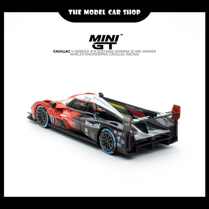 [MINI GT] Cadillac V-Series.R #31 Whelen Engineering Cadillac Racing 2023 IMSA Sebring 12 Hrs Winner