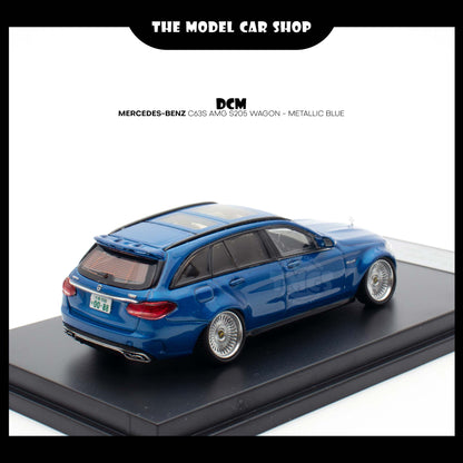 [DCM] Mercedes-Benz C63S AMG S205 Wagon - Metallic Blue Low Rider