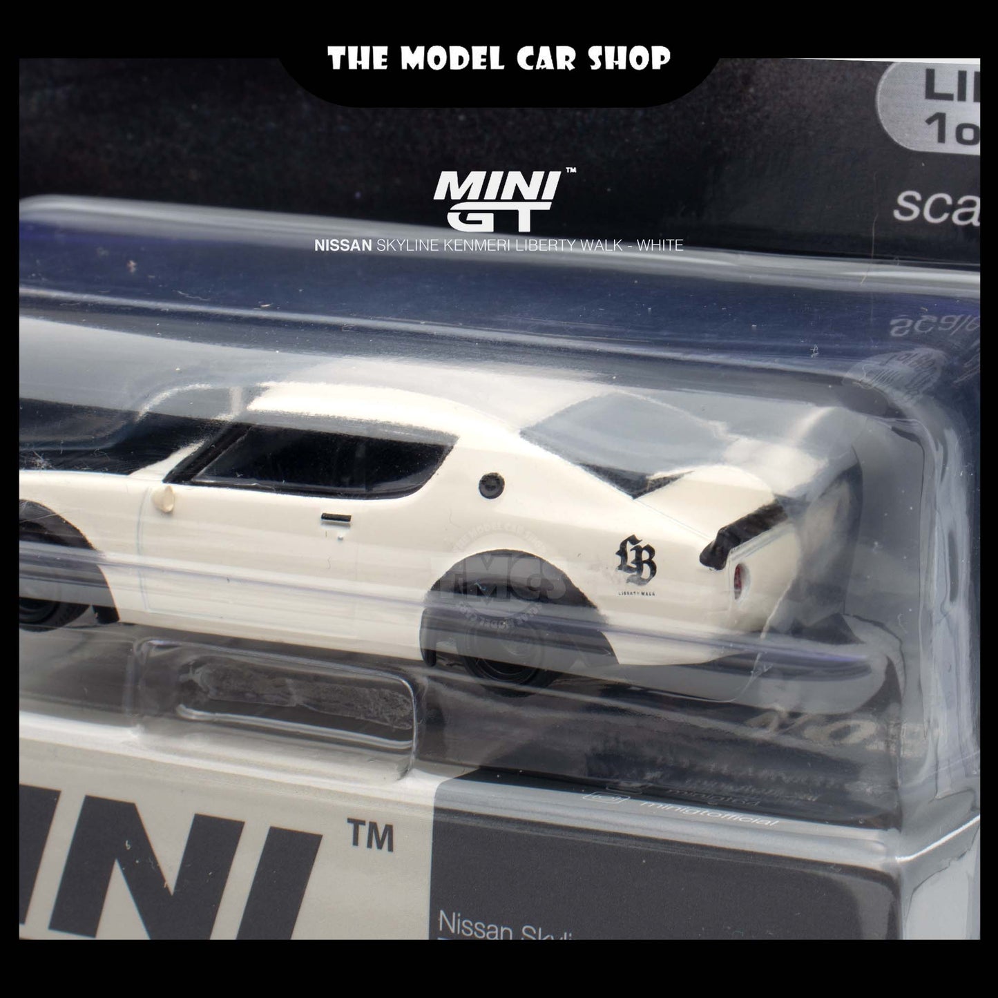 [Mini GT] Nissan Skyline Kenmeri Liberty Walk - White (Mijo Exclusive)