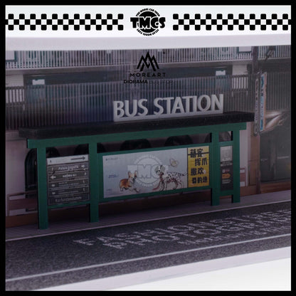 [More Art] 1:64 Diorama - Bus Stop