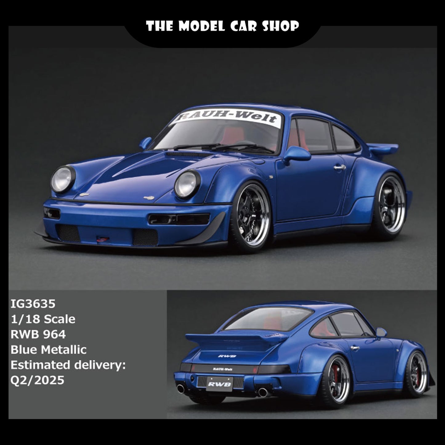 [Ignition Model] RWB 964 - Blue Metallic