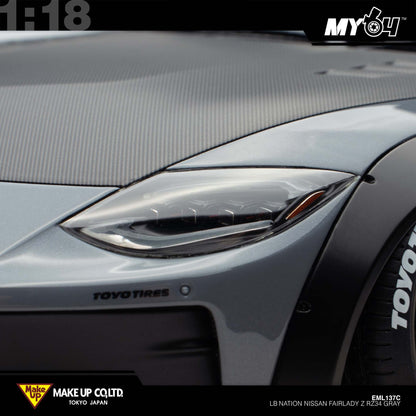 [Make Up] 1:18 Edilion LB★Nation Nissan Fairlady Z RZ34 - Gray