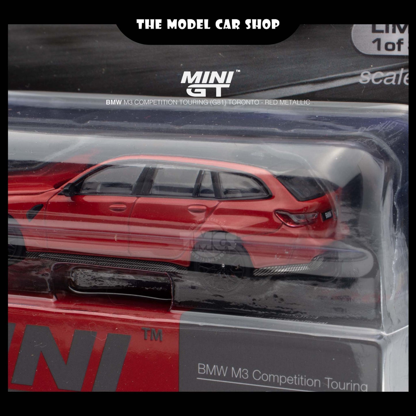 [Mini GT] BMW M3 Competition Touring (G81) Toronto - Red Metallic (Mijo Exclusive)