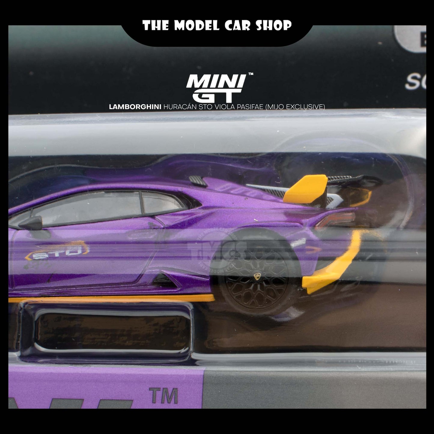 [MINI GT] Lamborghini Huracán STO Viola Pasifae (Mijo Exclusive)