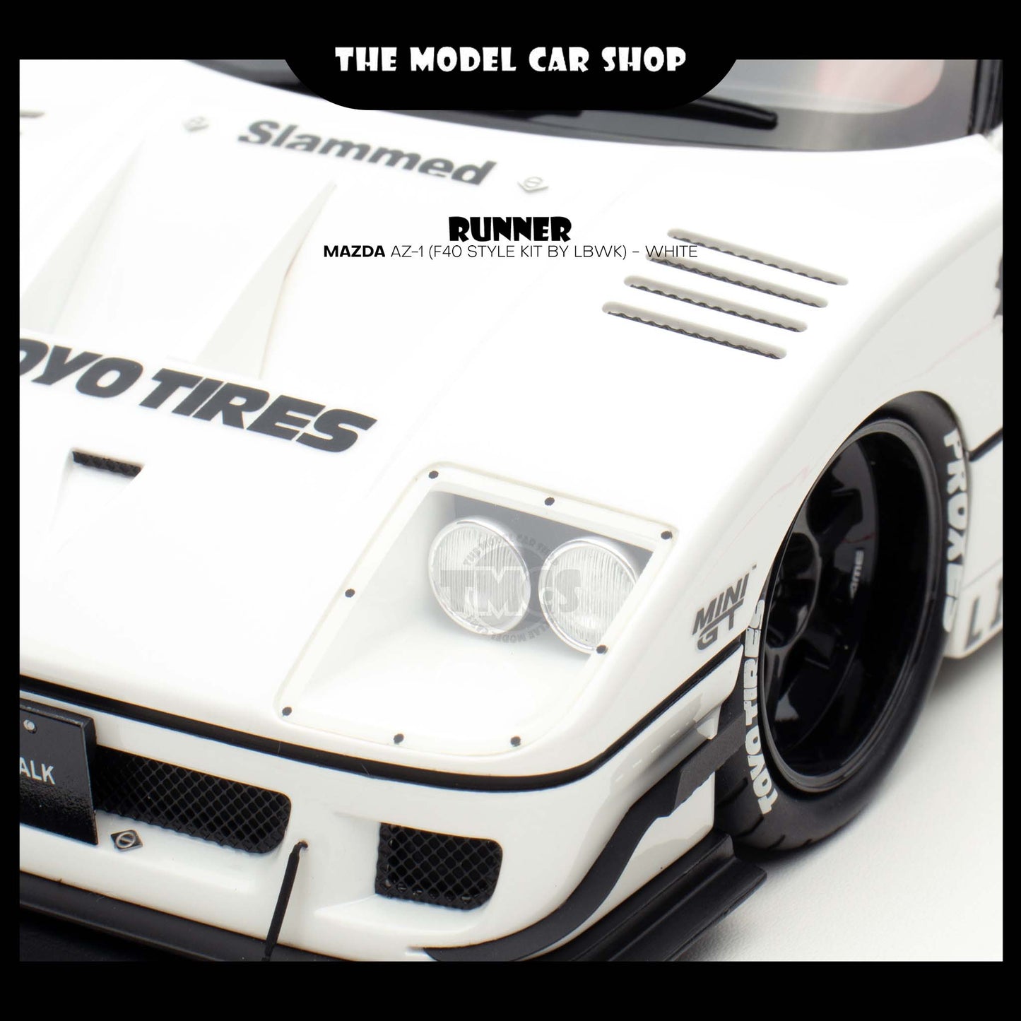 [Runner] Mazda AZ-1 (F40 Style Kit By LBWK) - White