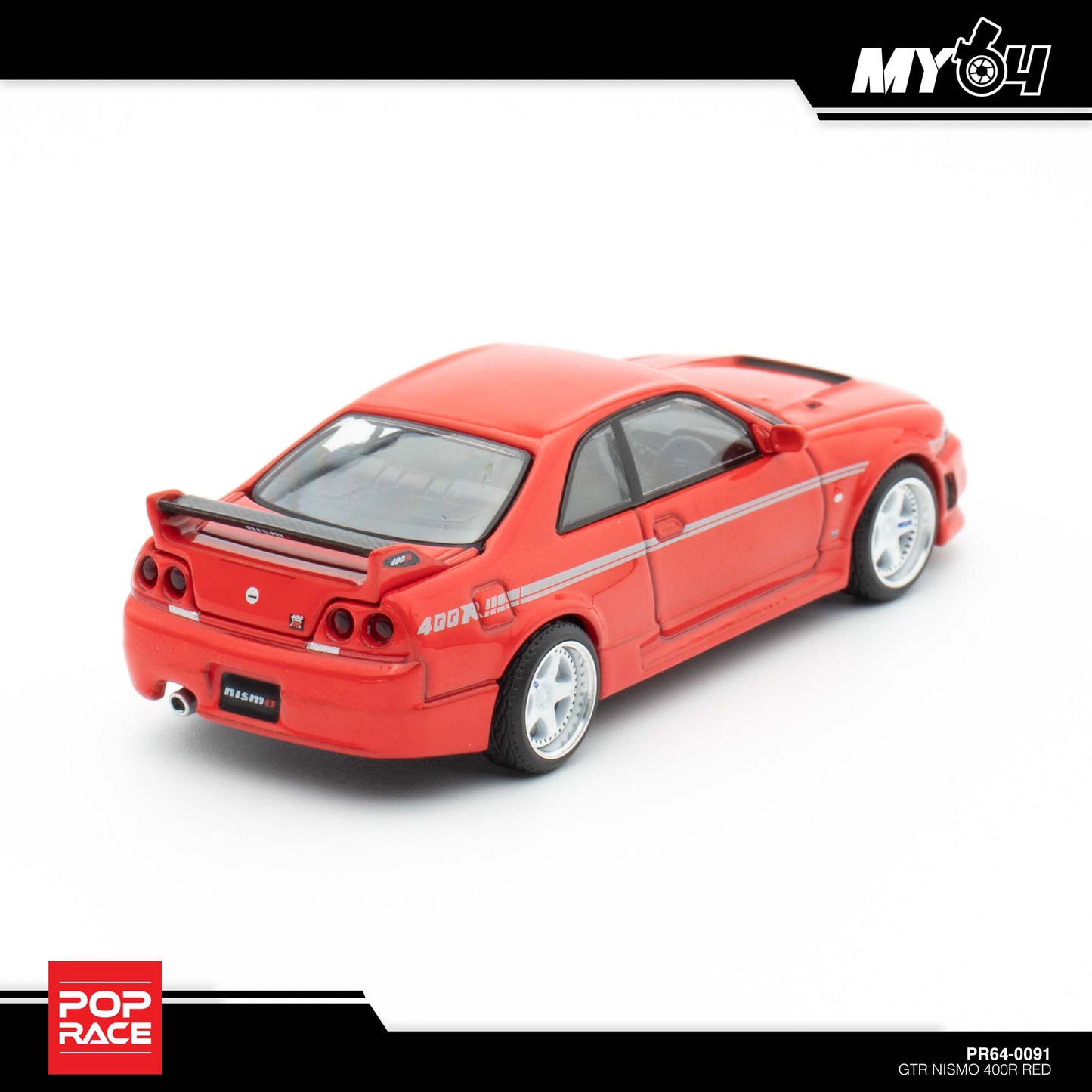 [Pop Race] Nissan Skyline GT-R R33 NISMO 400R - Red