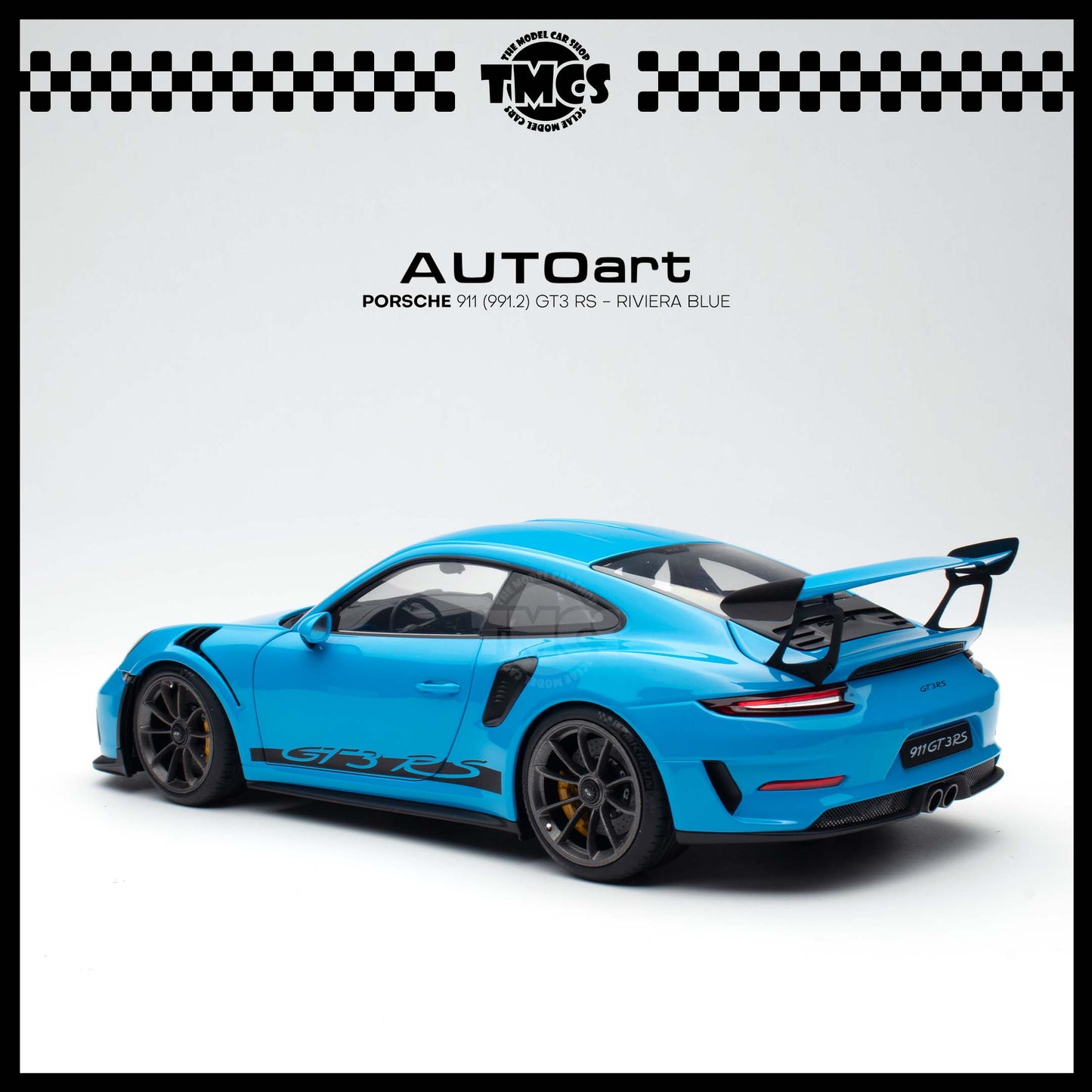 [Auto Art] 1:18 Porsche 911 (991.2) GT3 RS  - Riviera Blue
