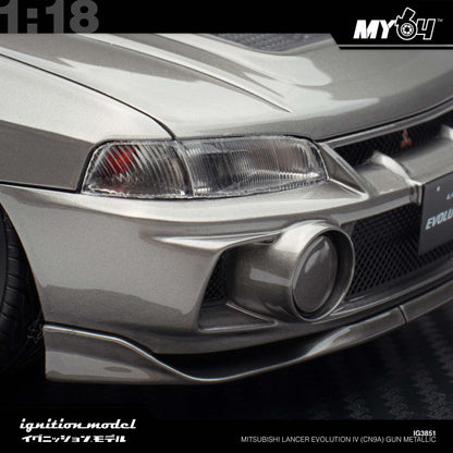 [Ignition Model] 1:18 Mitsubishi Lancer Evolution IV (CN9A) - Gun Metallic