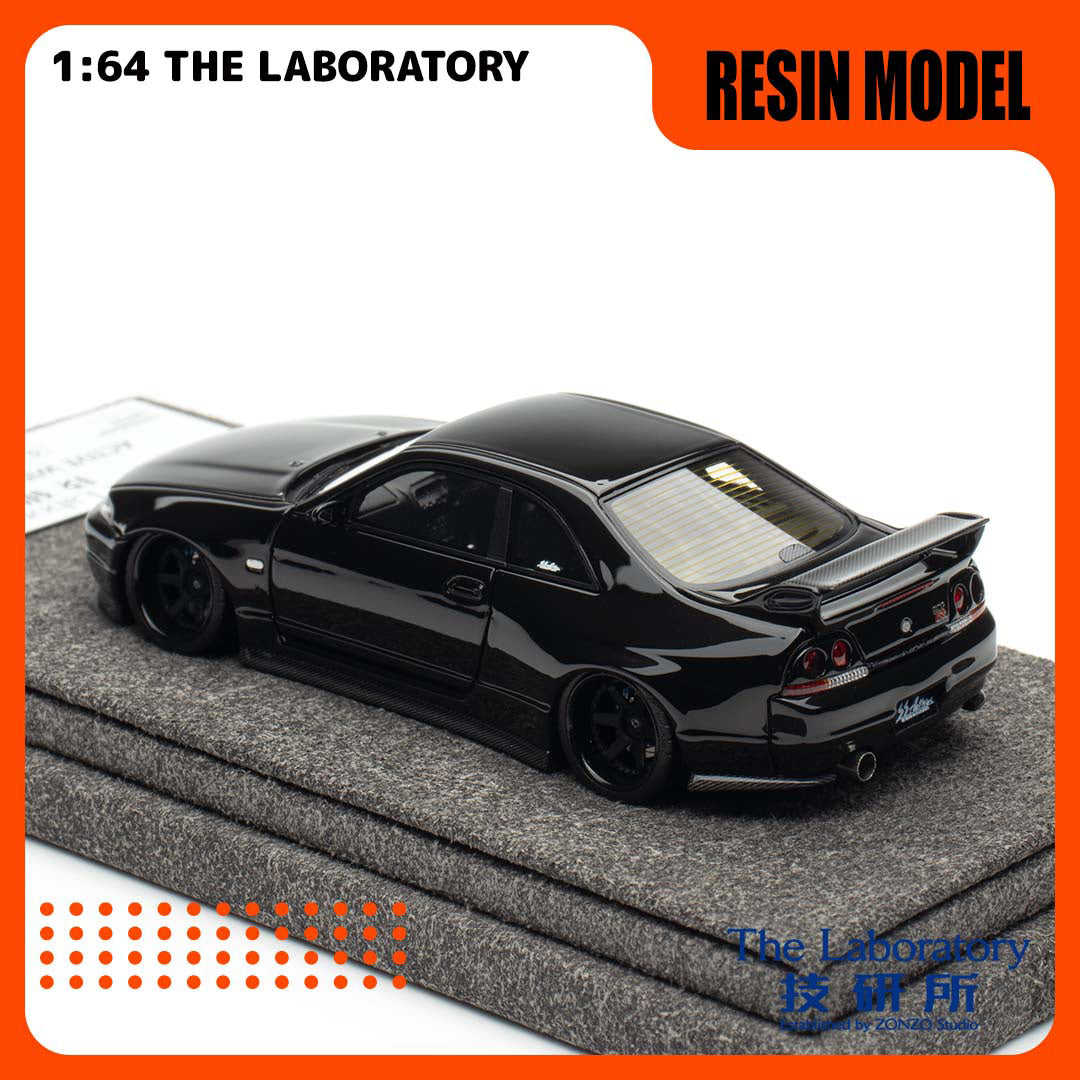 [The Laboratory] 1:64 Garage Active R33 Widebody Concept A - Gloss Black