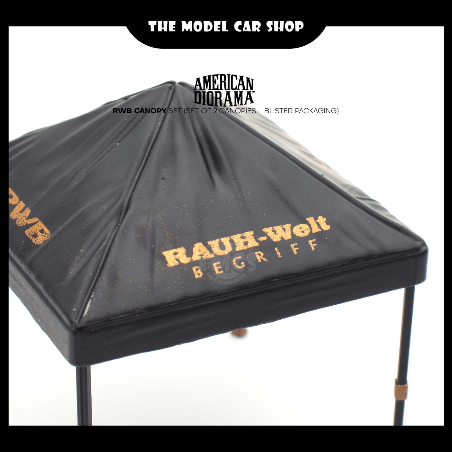 [American Diorama] RWB Canopy Set (Set of 2 Canopies - Blister Packaging)