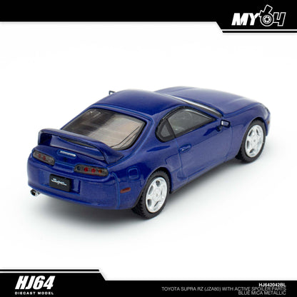 [Hobby Japan] Toyota SUPRA RZ (JZA80) with Active Spoiler Parts - Blue Mica Metallic