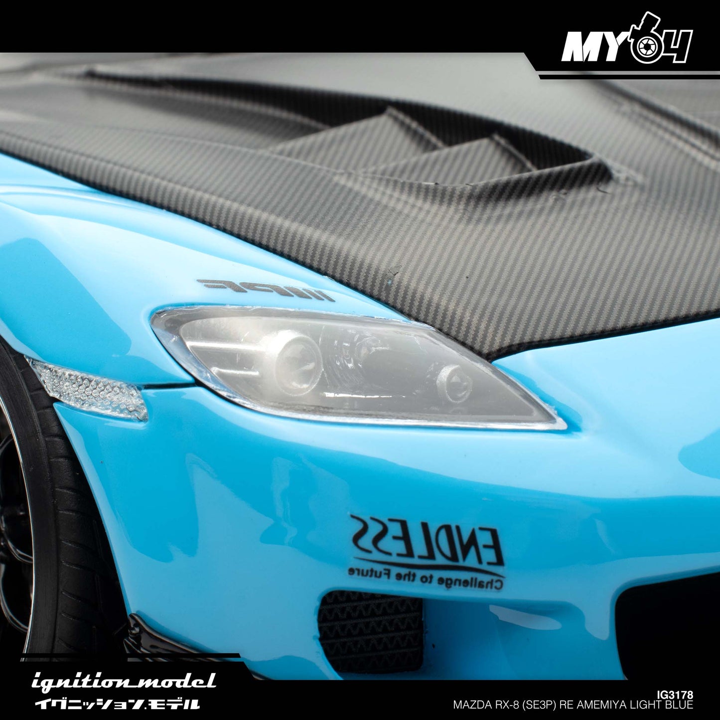 [Ignition Model] Mazda RX-8 (SE3P) RE Amemiya - Light Blue