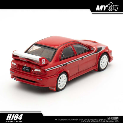 [Hobby Japan] Mitsubishi Lancer GSR Evolution 6 (T.M.E.) Special Coloring Package (GF-CP9A) 2000 with Mud Flap - Passion Red