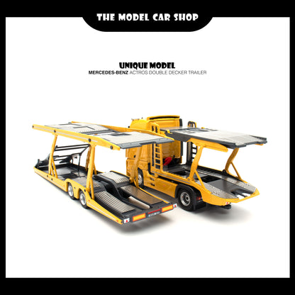 [Unique Model] Mercedes-Benz Actros Double Decker Trailer - Yellow