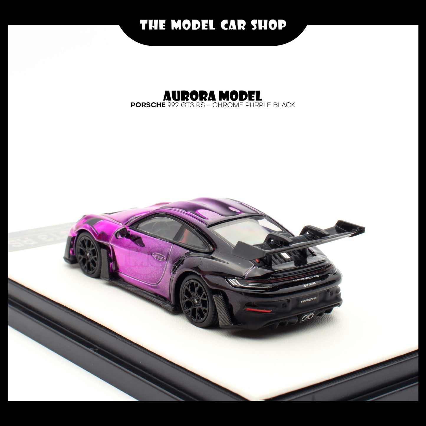 [Aurora Model] Porsche 992 GT3 RS - Chrome Purple Black