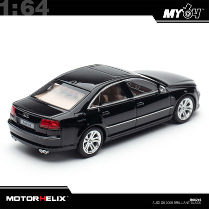 [Motorhelix] 1:64 Audi S8 2008 - Brilliant Black