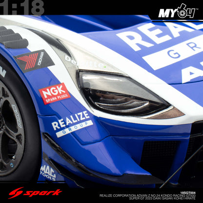 [Sparky] REALIZE Corporation ADVAN Z No.24 KONDO RACING GT500 SUPER GT 2023 Daiki Sasaki - Kohei Hirate