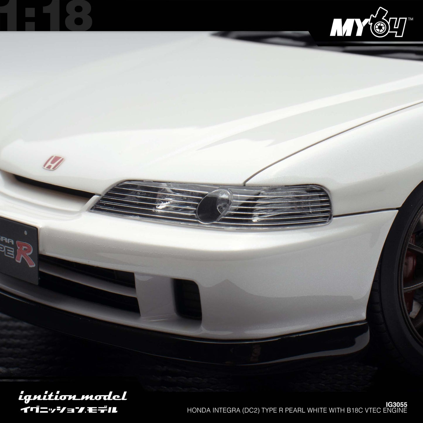 [Ignition Model] Honda Integra (DC2) Type R - Pearl White With B18C VTEC Engine