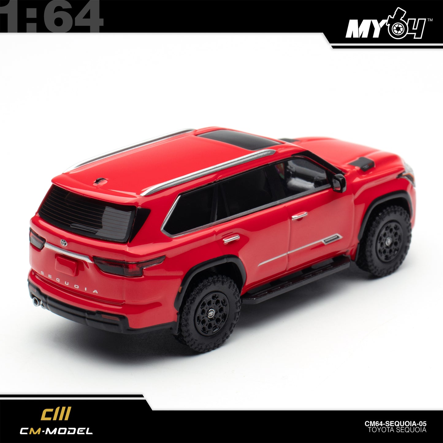 [CM Model] 1:64 Toyota Sequoia - Red