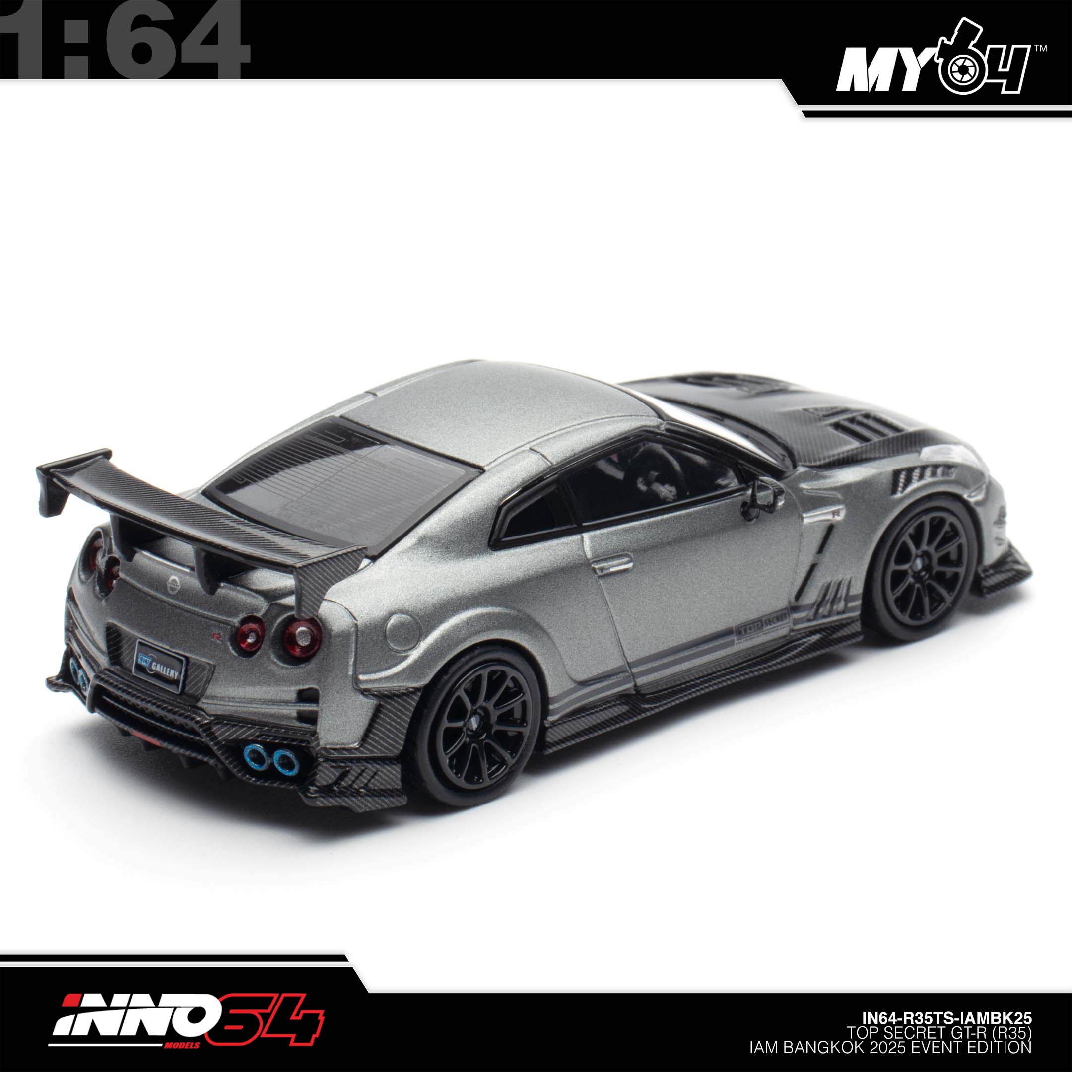 INNO64] 1:64 Top Secret GT-R (R35) IAM Bangkok 2025 Exclusive