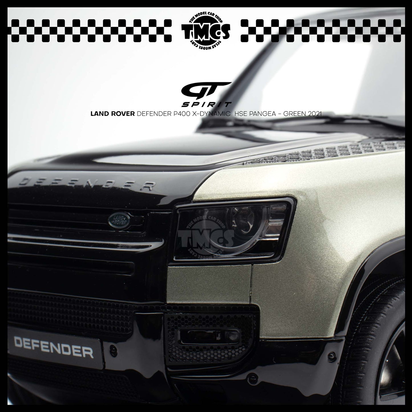 [GT Spirit] 1:18 Land Rover Defender P400 X-Dynamic  HSE Pangea - Green 2021