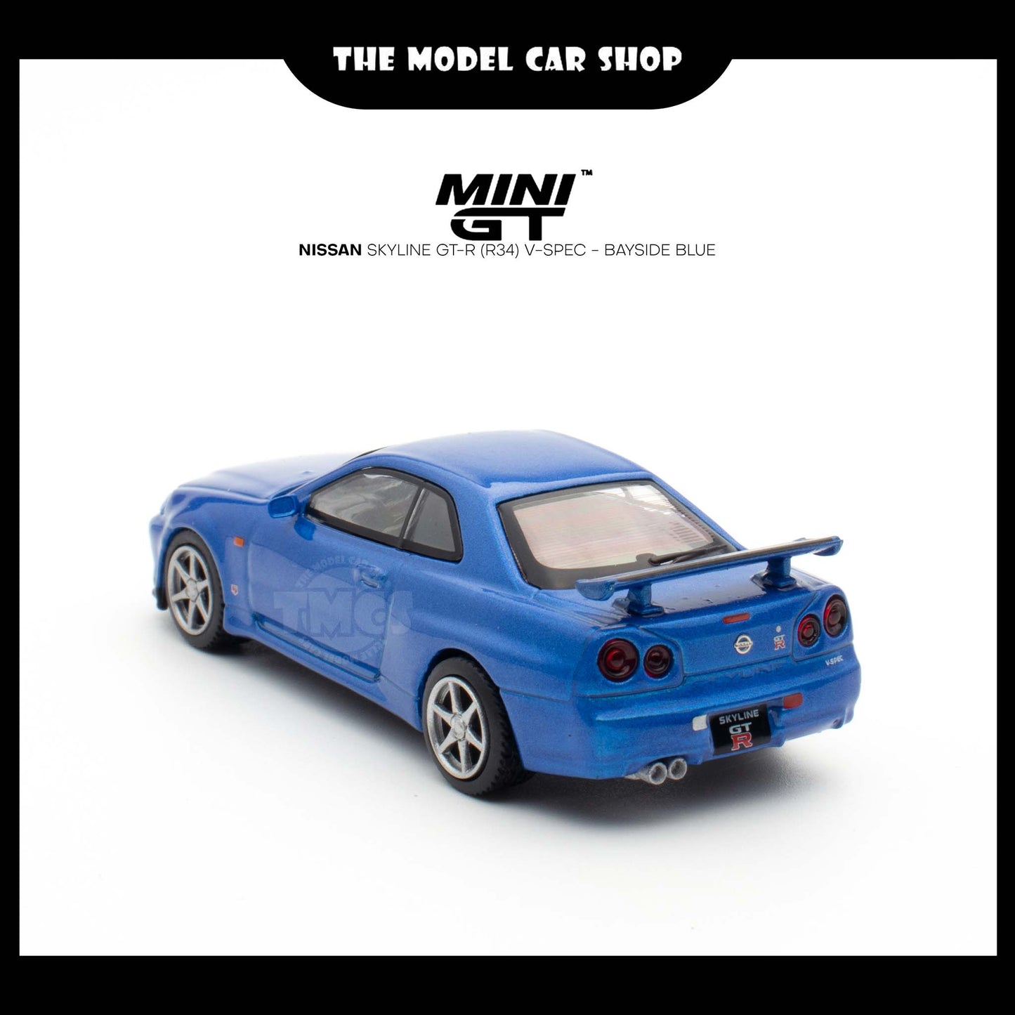 [MINI GT] Nissan Skyline GT-R (R34) V-Spec - Bayside Blue