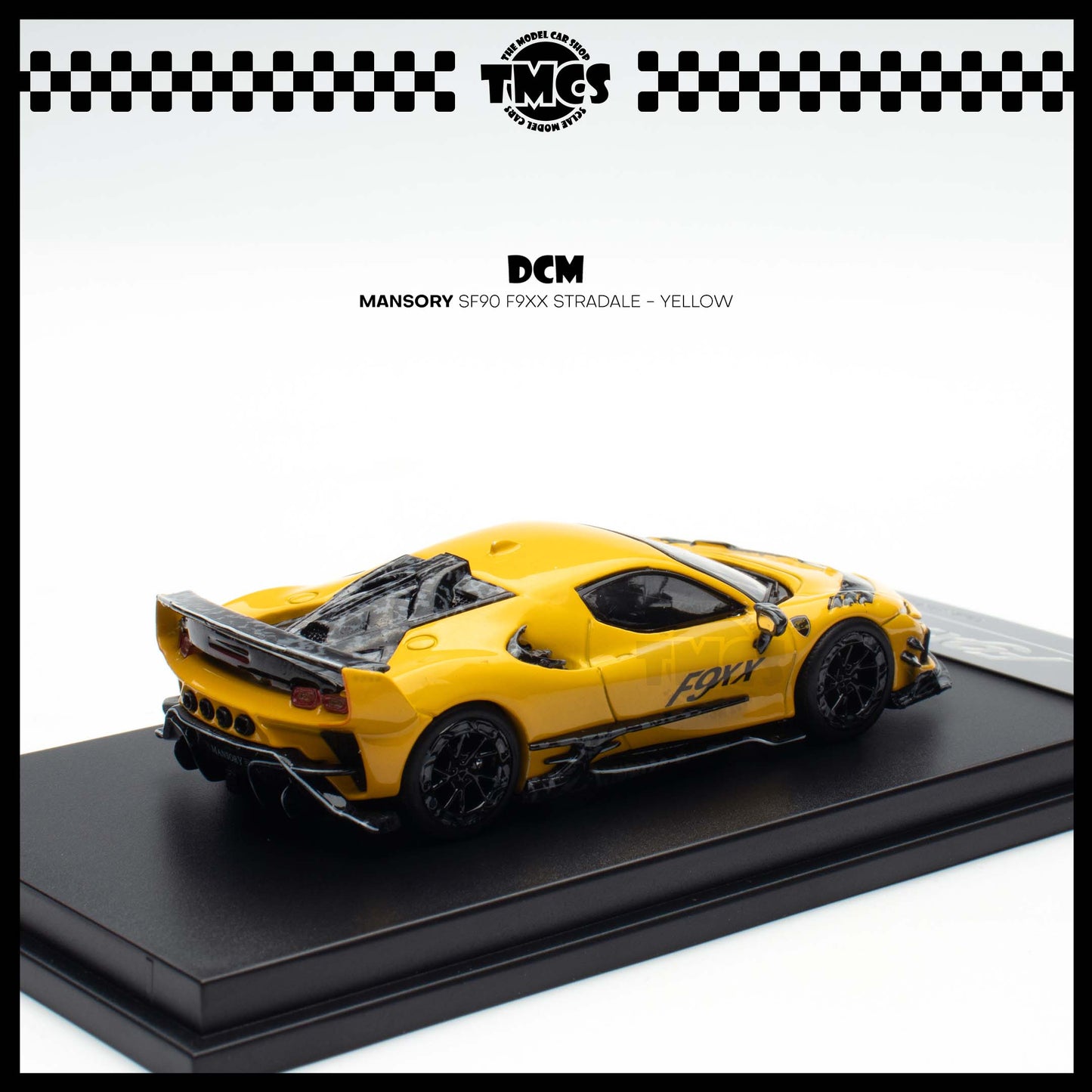 [DCM] 1:64 TPC x DCM Mansory SF90 F9XX Stadale - Yellow