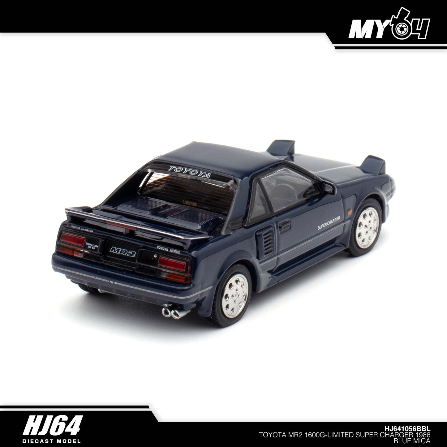 [Hobby Japan] Toyota MR2 1600G-LIMITED SUPER CHARGER 1986 - Blue Mica