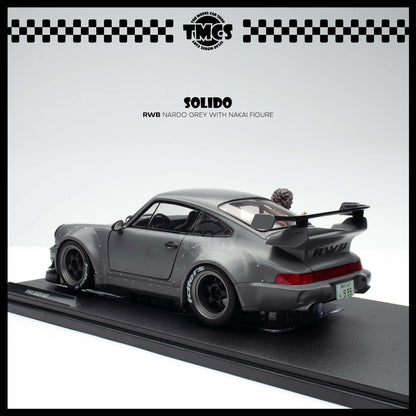 [Solido] 1:18 RWB Nardo Grey with Nakai Figure