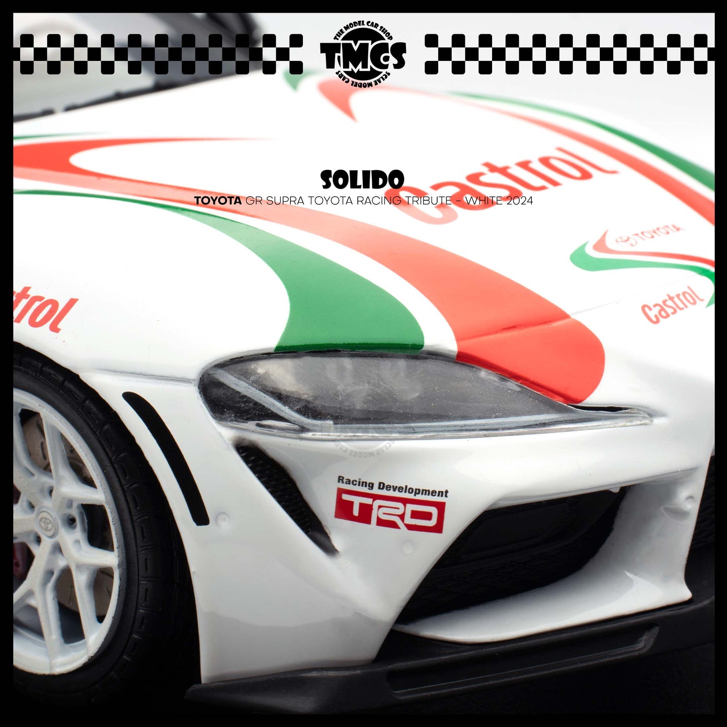 [Solido] 1:18 Toyota GR Supra Toyota Racing Tribute - White 2024