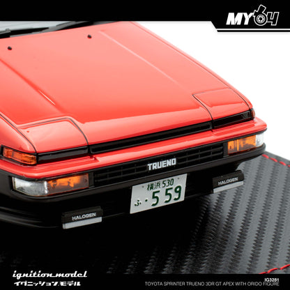 [Ignition Model] Toyota Sprinter Trueno 3Dr GT Apex With Orido Figure