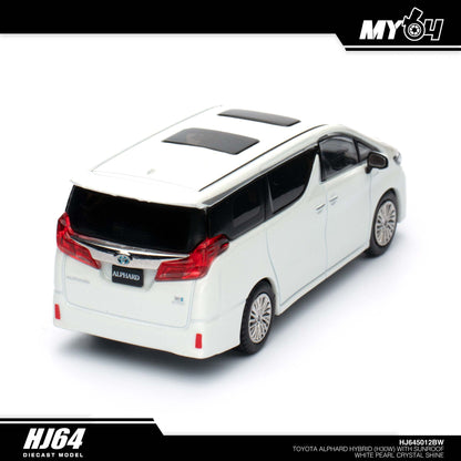 [Hobby Japan] Toyota Alphard Hybrid (H30W) With Sun Roof - White Pearl Crystal Shine