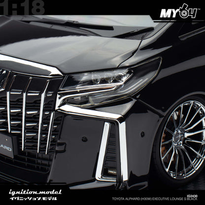 [Ignition Model] Toyota Alphard (H30W) Executive Lounge S - Black