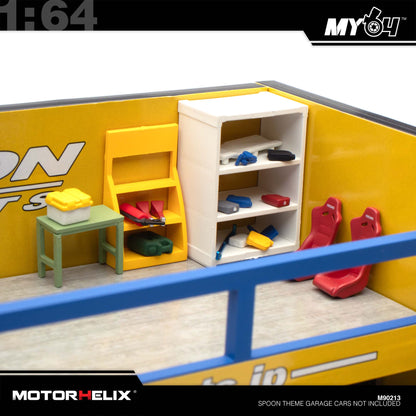[Motorhelix] 1:64 Spoon Theme Garage