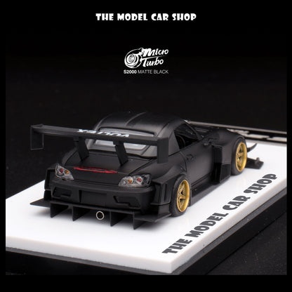 [Micro Turbo] Honda S2000 JS Racing Race Car Time Attack - Matte Black